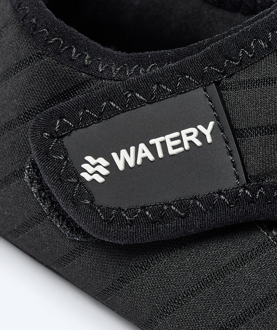 Watery neopren badesko til voksne - Poseidon - Svart