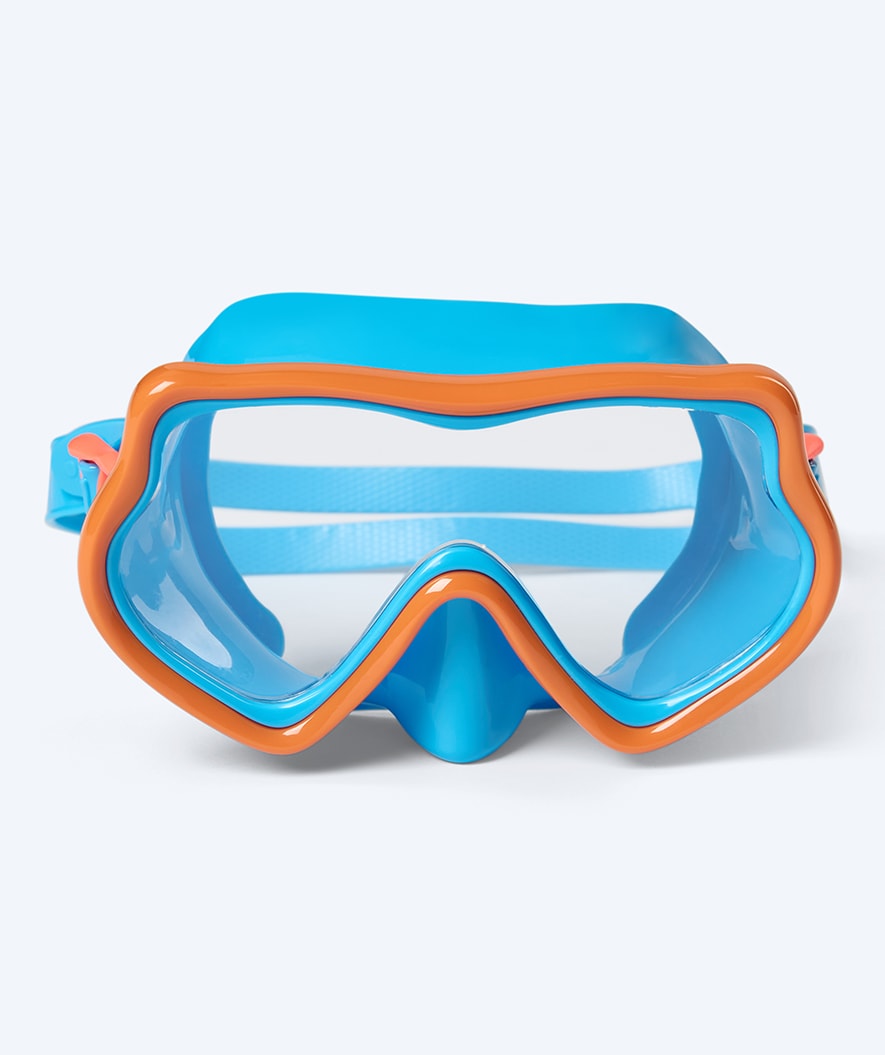 Watery dykkermaske for barn - Pulina - Blå/oransje