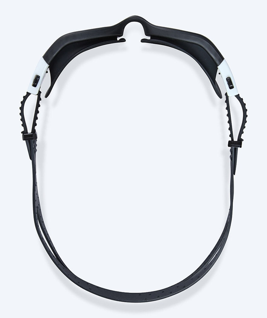 Watery mosjons svømmebriller - Raven Mirror - Svart/hvit