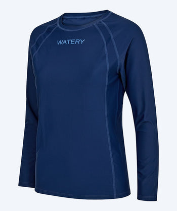 Watery UV-trøye til dam - Remington Long Sleeve Rashguard - Mørkeblå