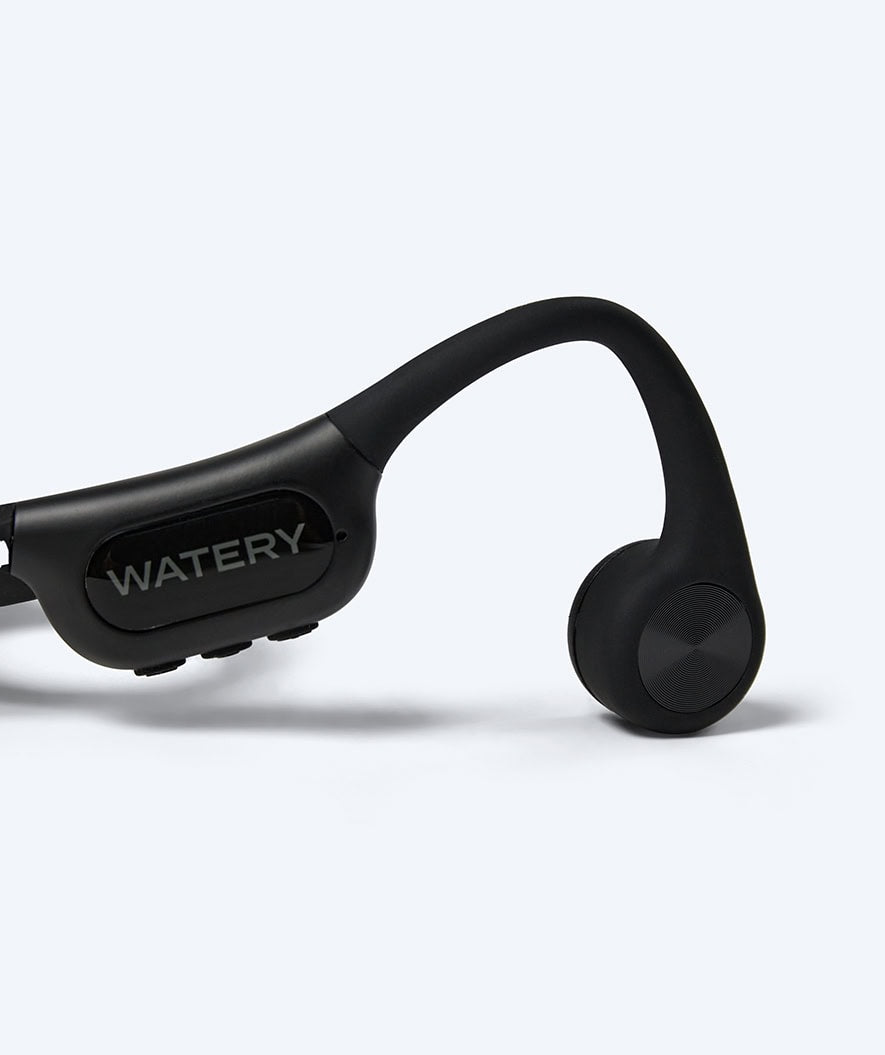 Watery vanntette øretelefoner - S20 Vision - Svart