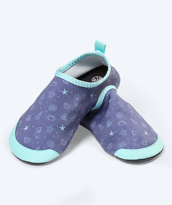 Watery svømmesokker til barn - Seadon - Atlantic Turquoise