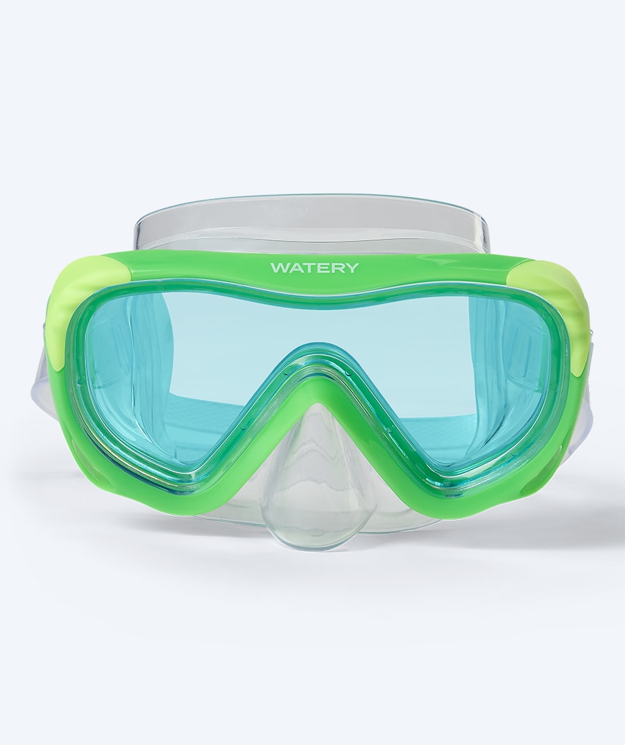 Watery dykkemaske til barn (4-10) - Shore - Grønn/blå