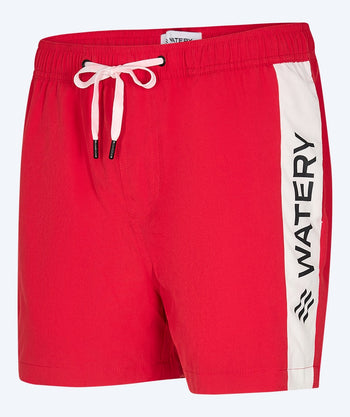 Watery badeshorts til menn - Signature Eco - Rød
