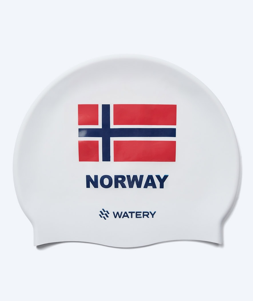 Watery badehette - Norge - Hvit