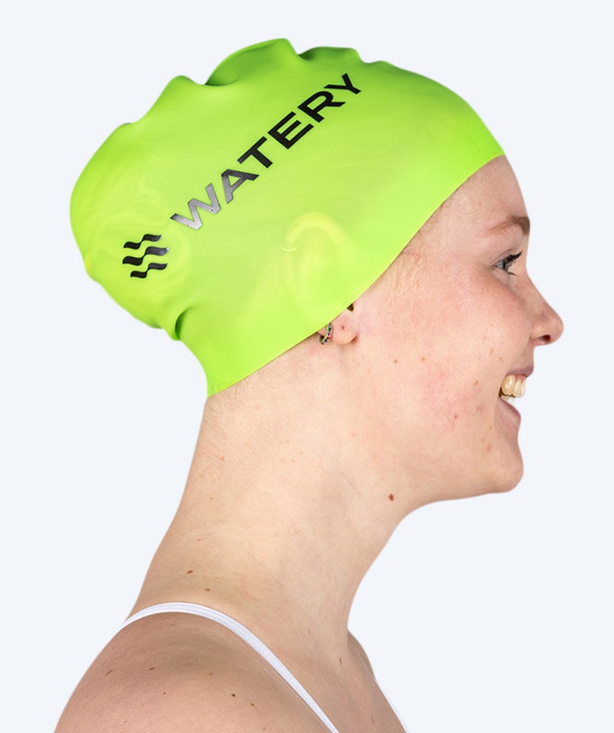 Watery badehette (fra 10 år) - Signature - Fluo grønn
