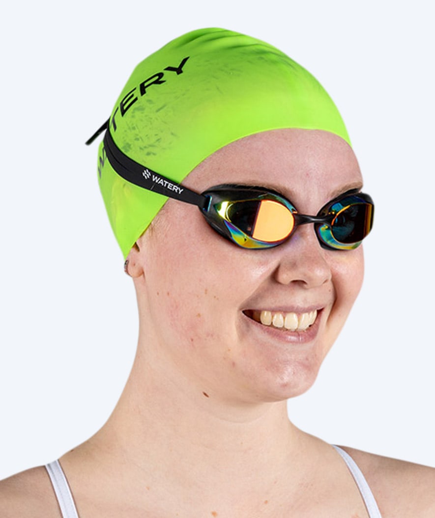 Watery badehette (fra 10 år) - Signature - Fluo grønn