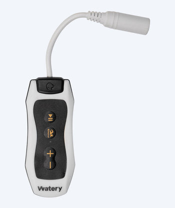 Watery vanntette MP3 øretelefoner - Storm - Hvit