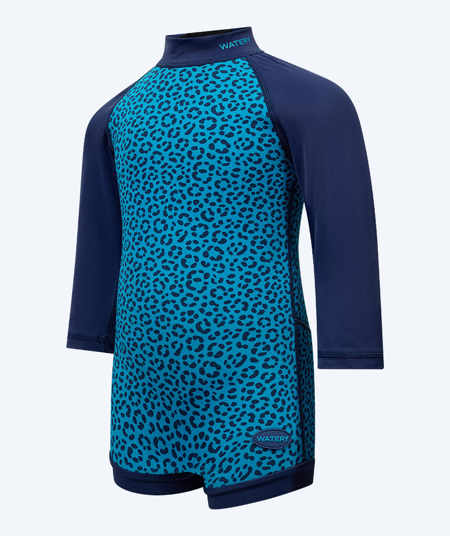 Watery våtdrakt til baby - Sunset Wrap - Atlantic Blue