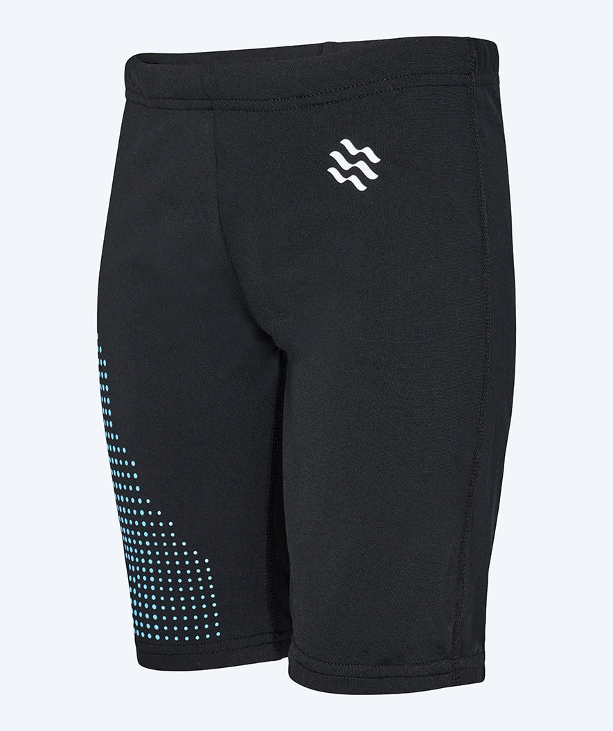 Watery lange badebukser til gutter - Surfy Eco - Blue Picks