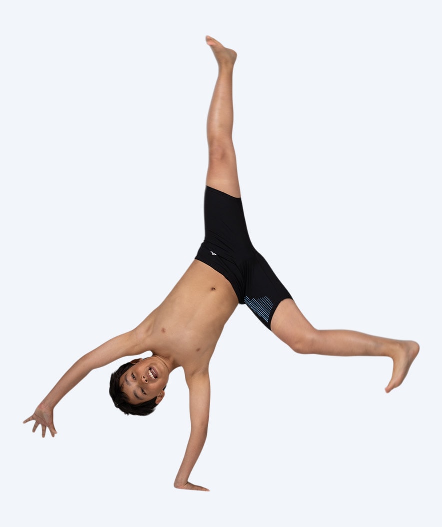 Watery lange badebukser til gutter - Surfy Eco - Blue Picks