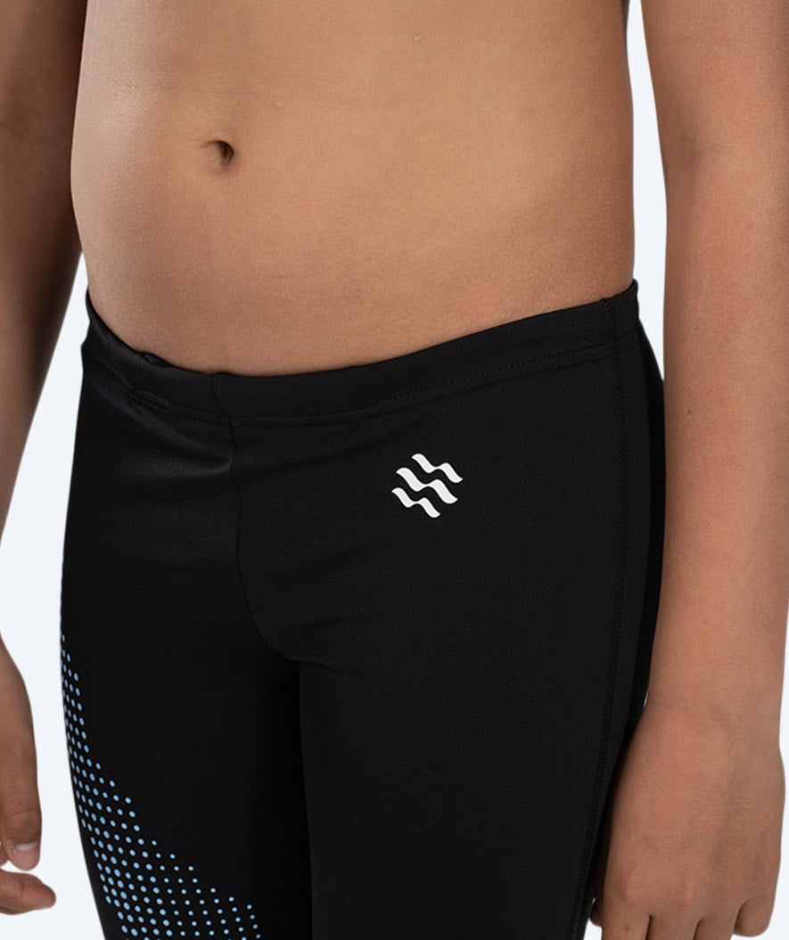 Watery lange badebukser til gutter - Surfy Eco - Blue Picks