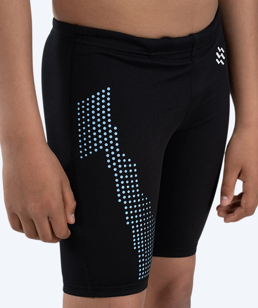 Watery lange badebukser til gutter - Surfy Eco - Blue Picks