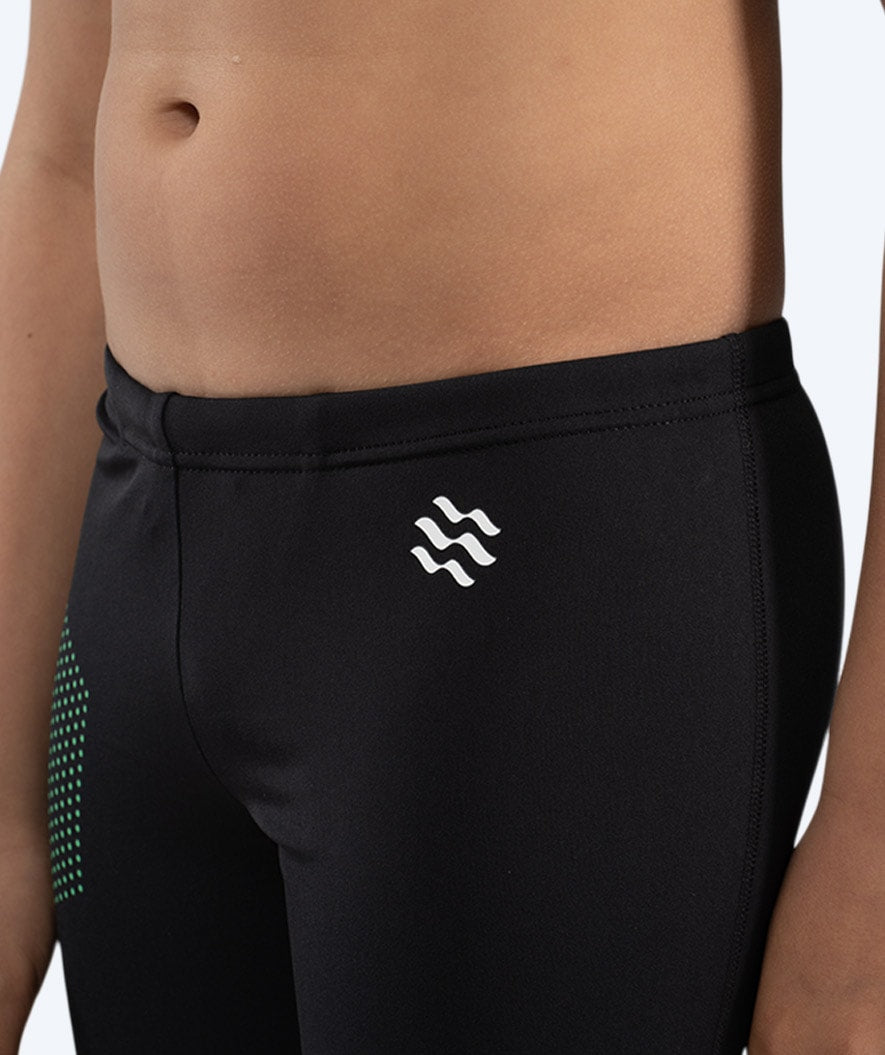 Watery lange badebukser til gutter - Surfy Eco - Green Corner