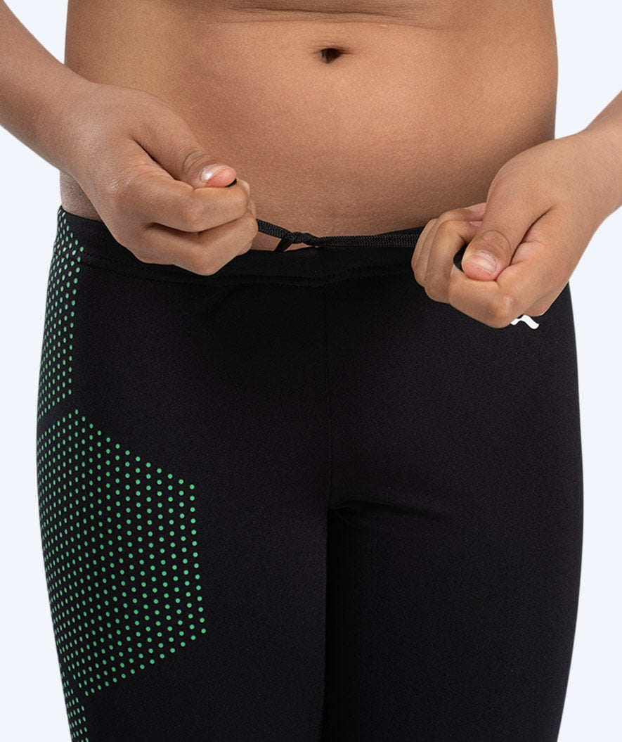 Watery lange badebukser til gutter - Surfy Eco - Green Corner