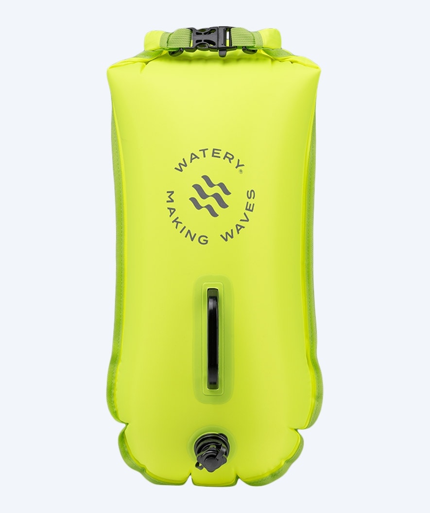 Watery svømmebøye - Swim Buoy & Dry Bag 28L - Fluo Gul
