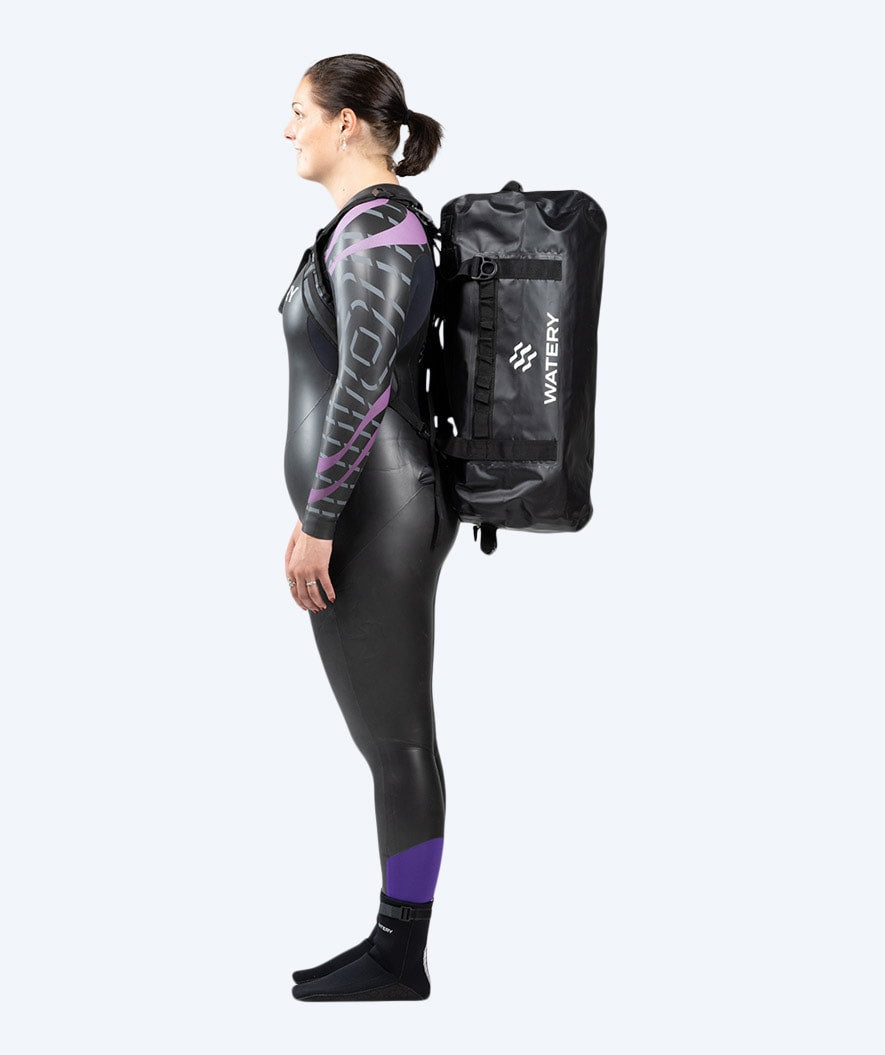 Watery vanntett dufflebag - Swim 50L - Svart