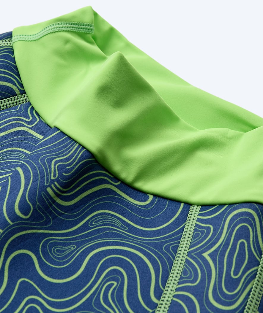 Watery bleiebadebukser til barn - Thetis Youngster - Grønn/blå