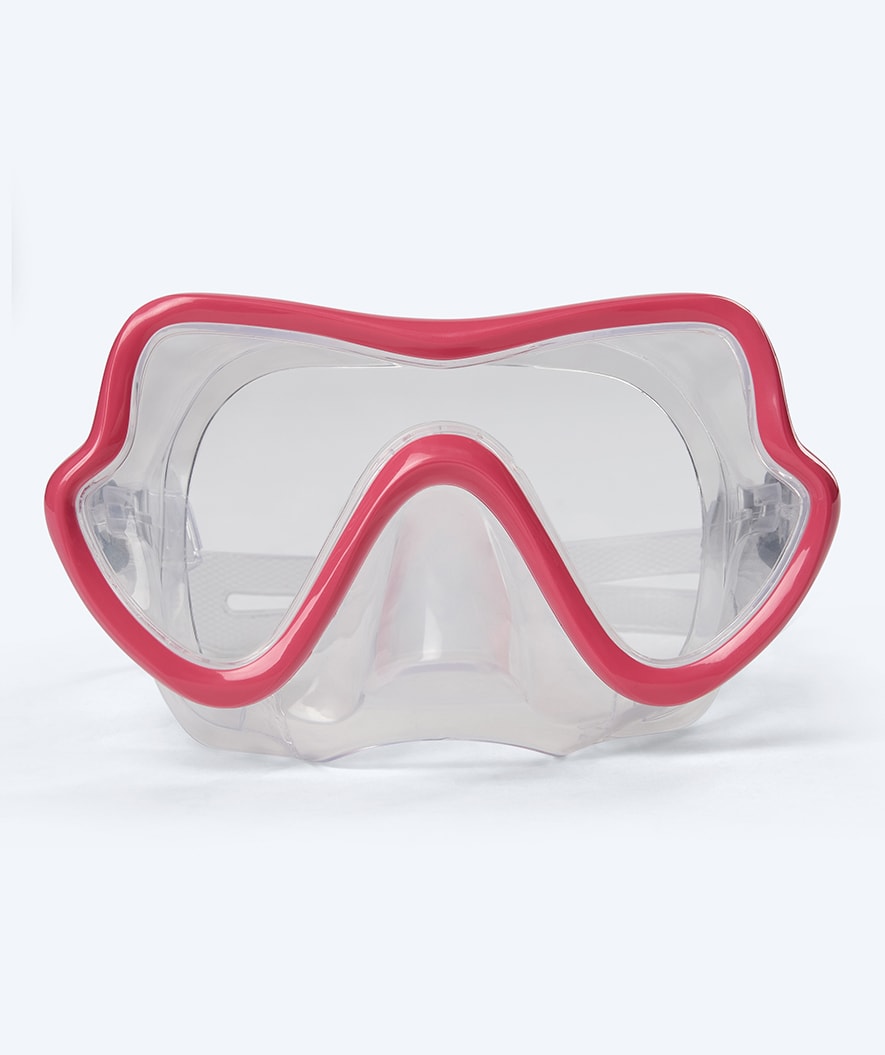 Watery dykkemaske til junior (8-15) - Trigger - Rød/klar