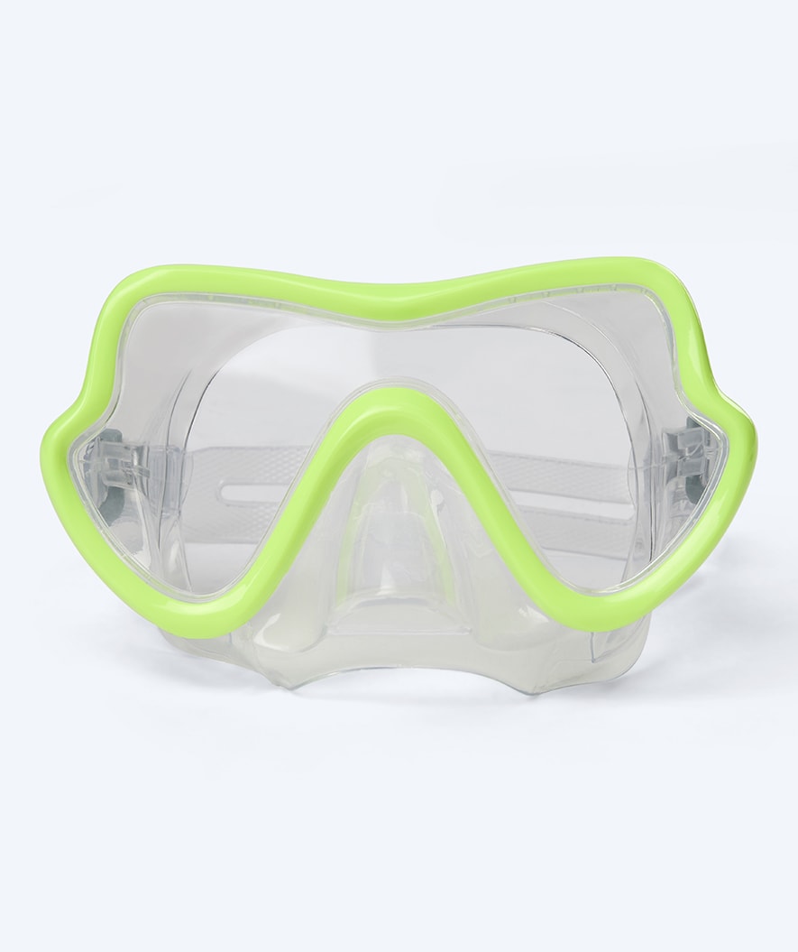 Watery dykkemaske til junior (8-15) - Trigger - Gul/klar