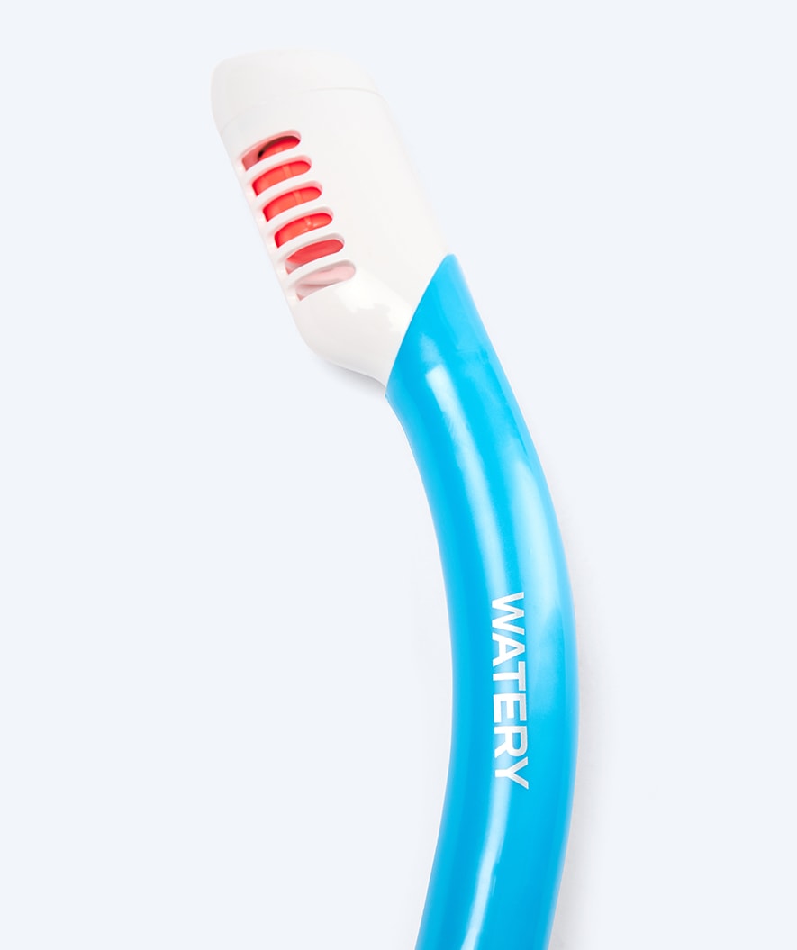 Watery Combo snorkelsett til barn - Triton Full-dry - Lyseblå