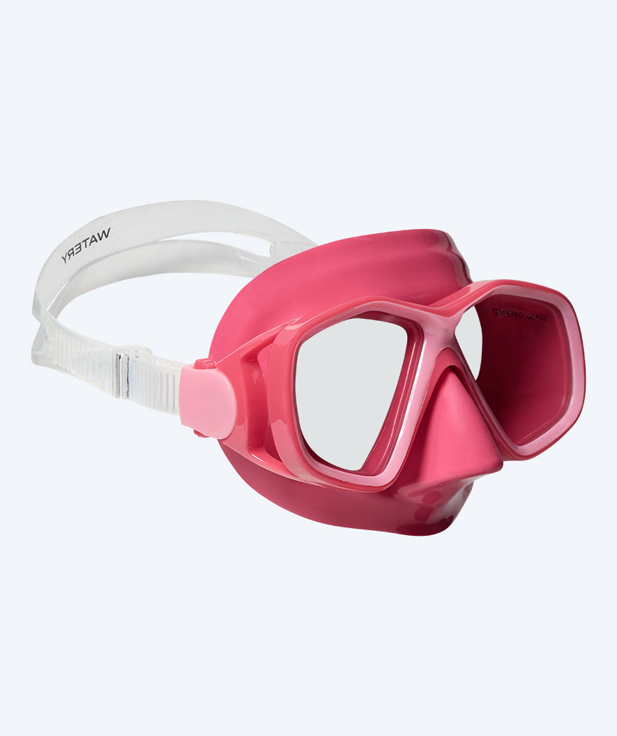 Watery dykkermaske til barn (4-10) - Tropical - Rosa