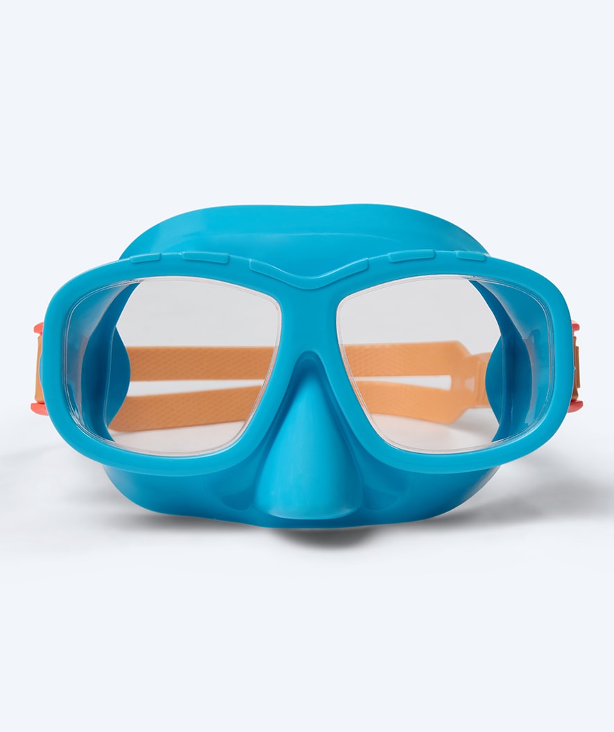Watery dykkemaske til barn (4-10) - Wyre - Blå/oransje