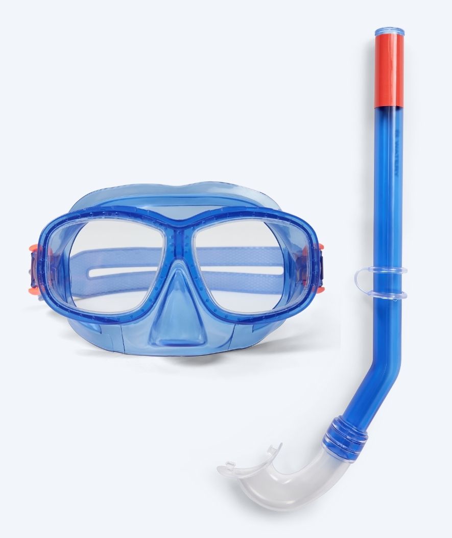 Watery Combo snorkelsett til barn (4-10) - Wyre - Mørkeblå