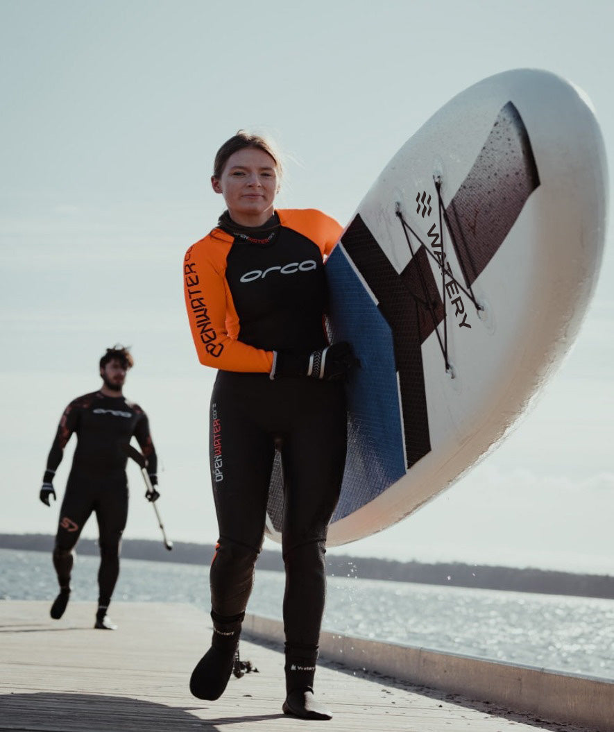 Pakketilbud: 4x Watery Global oppblåsbart SUP PaddleBoard 10'6