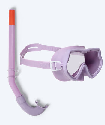 Watery Combo snorkelsett til barn (4-10) - Pulina - Lilla