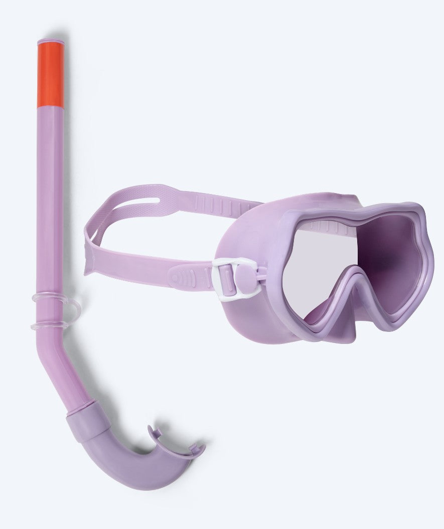 Watery Combo snorkelsett til barn (4-10) - Pulina - Lilla
