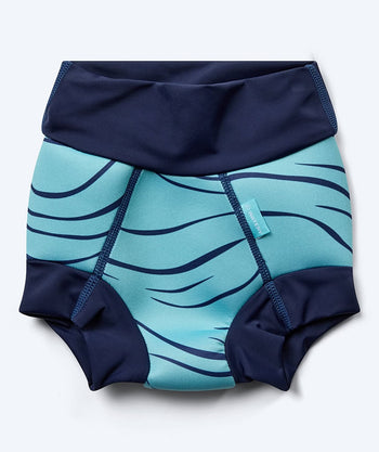 Watery bleiebadebukser til barn - Neoprene Swim Nappy - Turkis