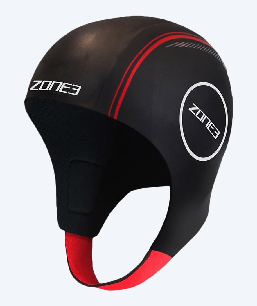 ZONE3 neopren hette - (4mm) - Svart/rød