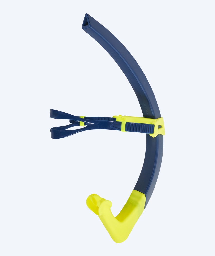 Aquasphere frontsnorkel til barn (4-14) - Focus Small Fit - Mørkeblå/gul