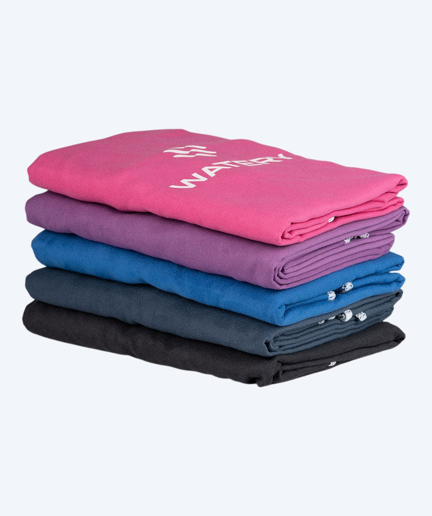 Watery badeponcho til barn (1-6) - Microfiber - Mørkeblå