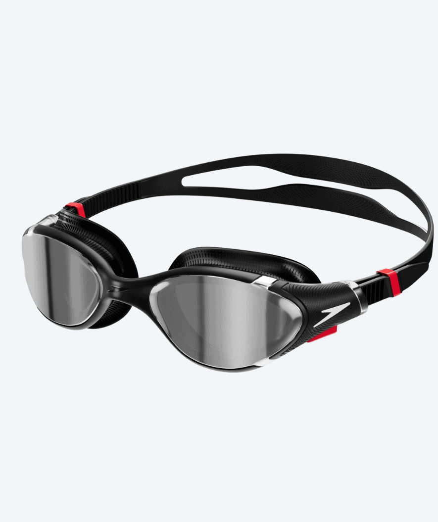 Speedo Svømmebriller - Biofuse 2.0 - Svart  (Silver mirror)