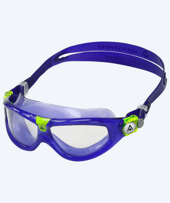 Aquasphere svømmebriller til barn (3-10) - Seal 2 - Lilla (klar linse)