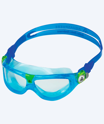 Aquasphere dykkerbriller til barn (3-10) - Seal 2 - Turkis blå