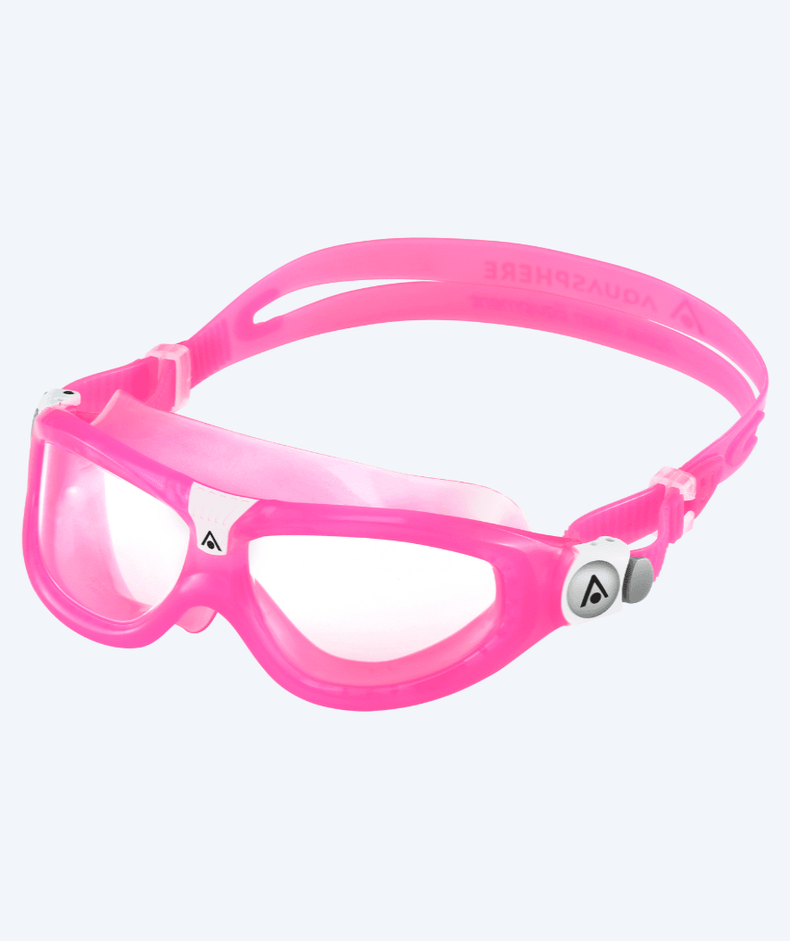 Aquasphere svømmebriller til barn (3-10) - Seal 2 - Lyserød (klar linse)