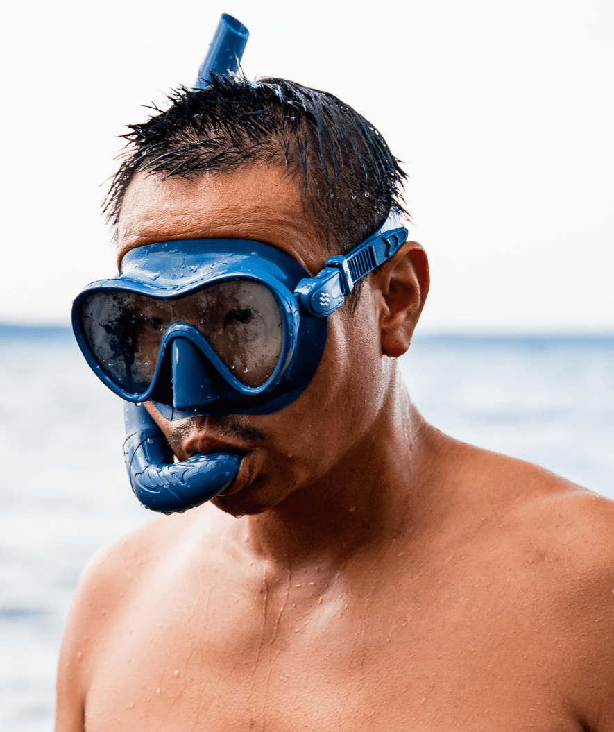 Watery Combo snorkelsett til voksne - Cliff - Svart