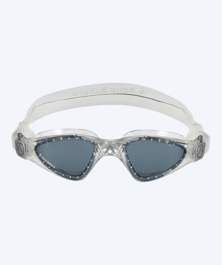 Aquasphere treningssvømmebriller - Kayenne - Sølv/klar (mørk linse)