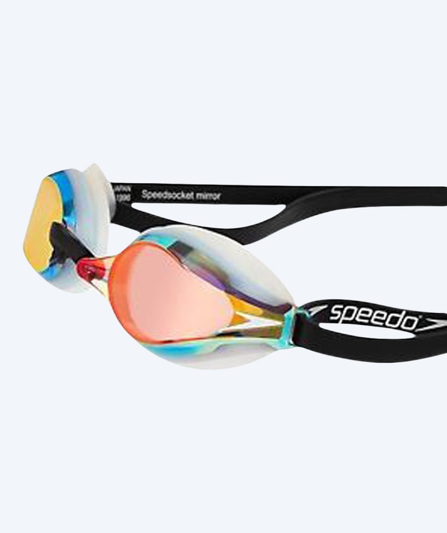 Speedo Elite svømmebriller - Speedsocket 2 - Gull (Mirror)