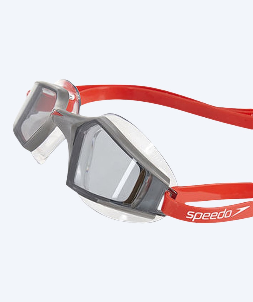 Speedo åpent vann svømmebriller - AquaPulse Max - Svart/rød