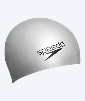 Speedo silikon badehette - Sølvgrå