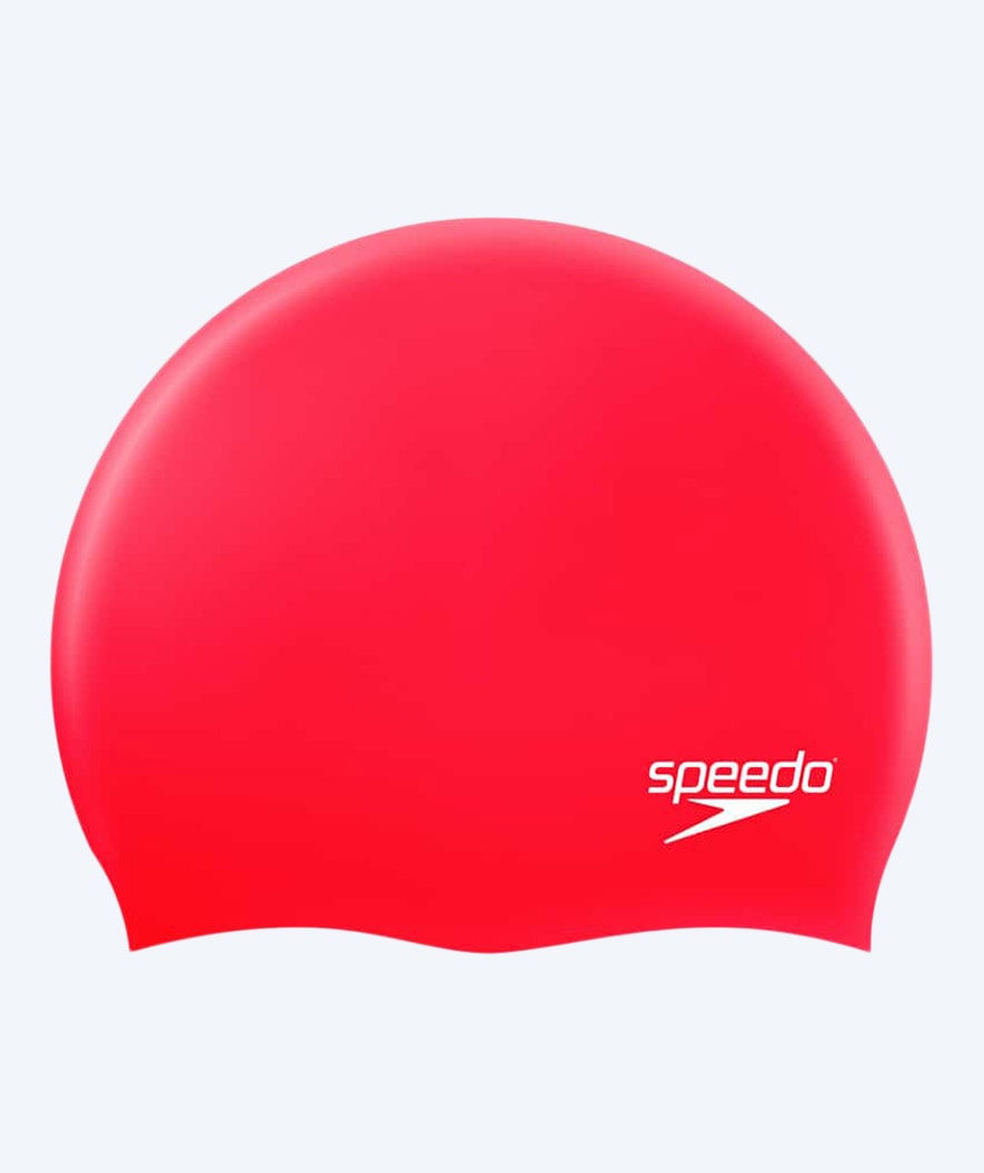 Speedo silikon badehette - Rød