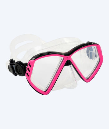 Aqualung dykkermaske for barn - Cub (8-18 år) - Svart/rosa
