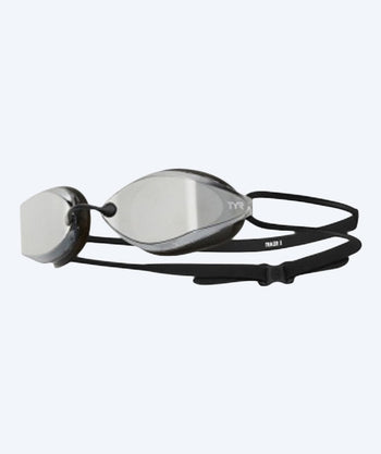 TYR svømmebriller - Tracer-X Racing Nano Mirrored - Sølv