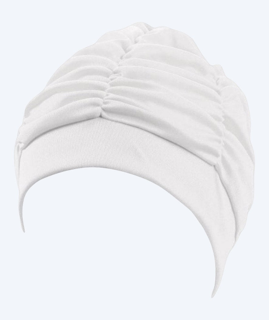 Beco badehette med draperinger - Hvit