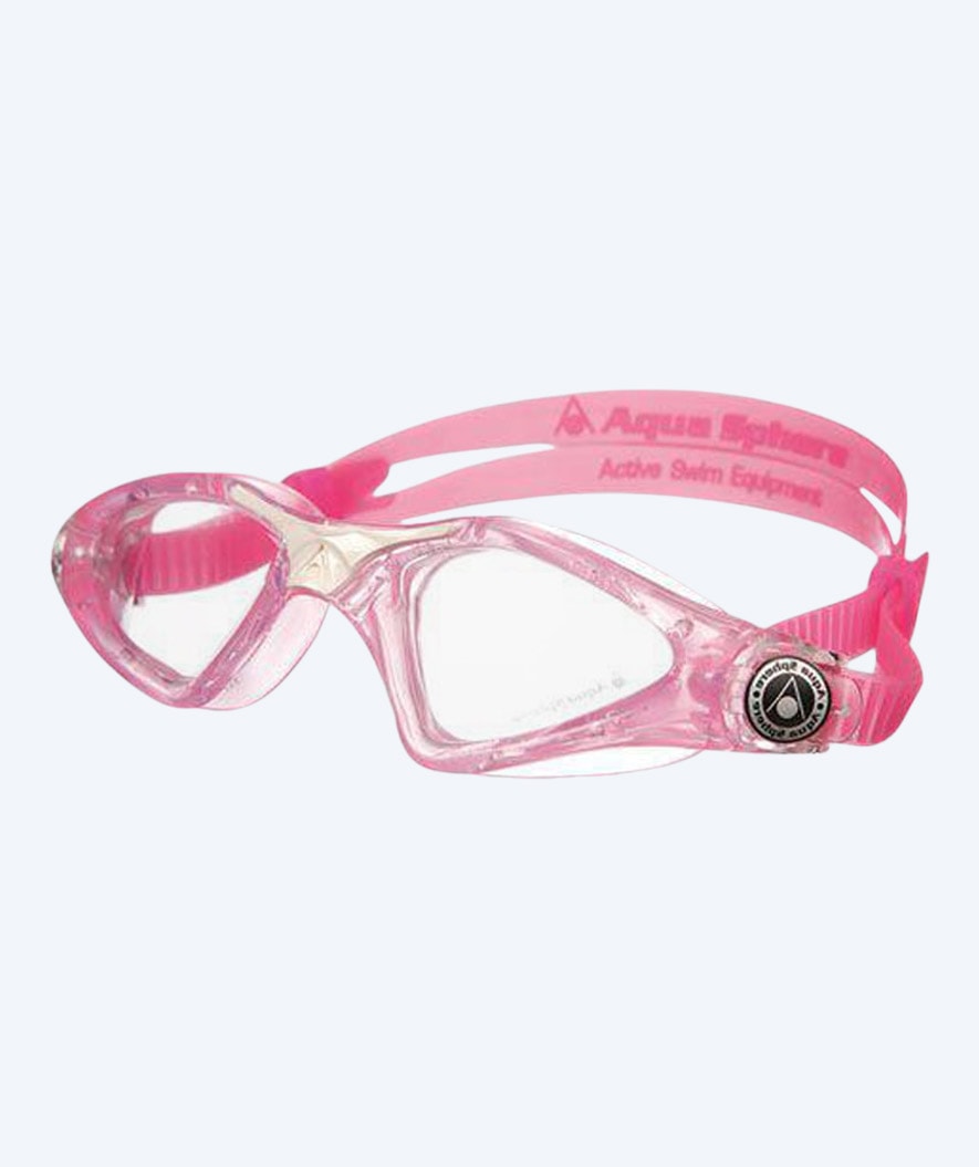 Aquasphere svømmebriller til barn (6-15) - Kayenne - Rosa (klar linse)