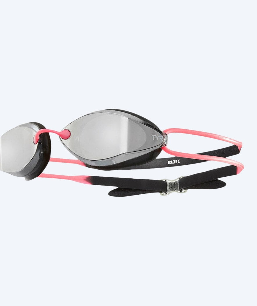 TYR svømmebriller - Tracer-X Racing Nano Mirrored - Rosa